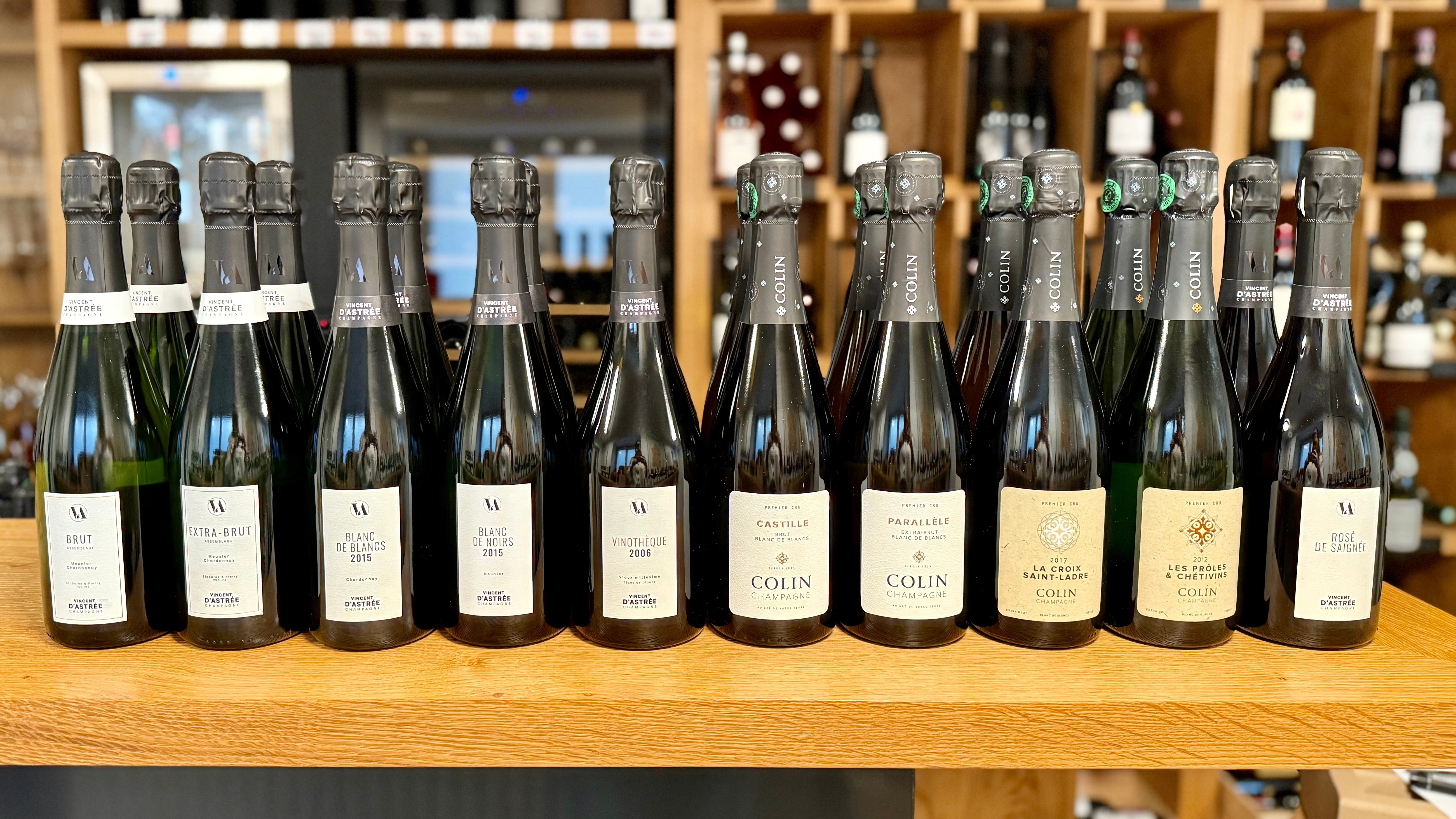 Degustace Champagne Colin & Vincent d’Astrée